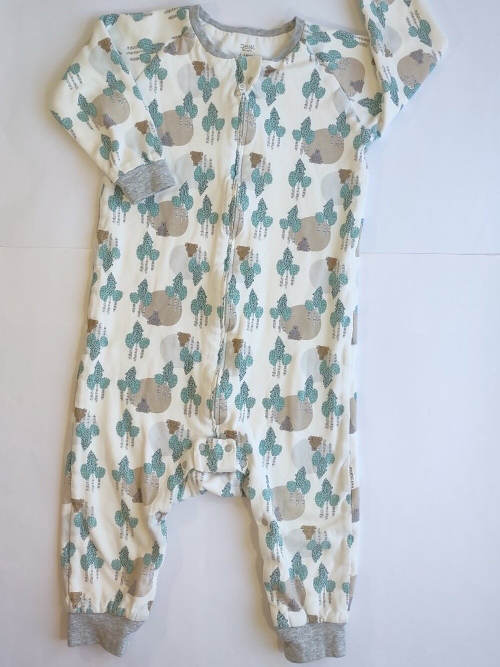 Nest Designs Footed Sleep Suit 2.5 Tog Toddler Large 4T Cotton Bamboo